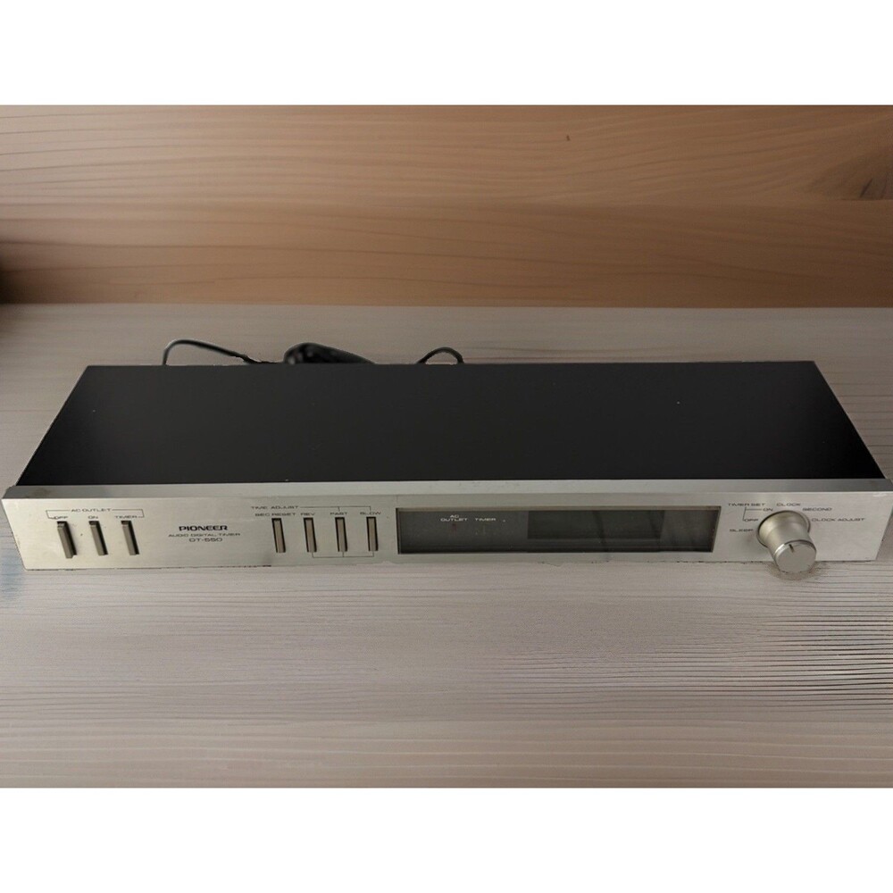 Pioneer DT-550 Audio Digital Timer Vintage Stereo Clock Display Tested